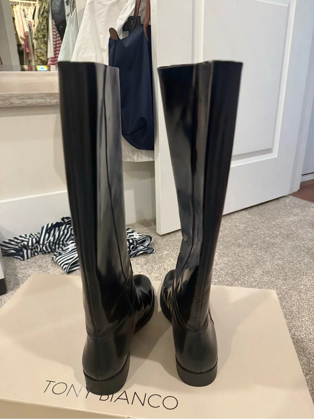 Tony Bianco Hi Gloss Grange Riding Boots
